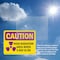 Signmission Radiation & Laser Sign, 10 in H x 14 in W, Plastic, Rectangle OS-2PACK-CR-P-1014-L-10172 - alternate 5